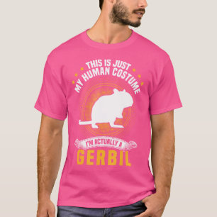 Ich bin tatsächlich eine Wüstenrat der Gerbil-Rode T-Shirt