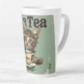 Ich bin Tea Drinker Digital Art Milchtasse (Rechte Ecke)