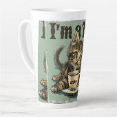 Ich bin Tea Drinker Digital Art Milchtasse (Linke Ecke)