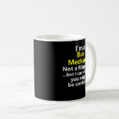 Ich bin Techniker für Busmechanik Kaffeetasse (VorderseiteRechts)