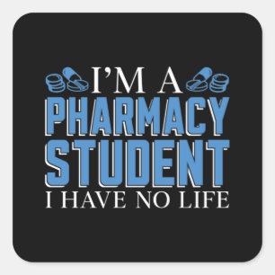 Ich bin Technischer Apotheker Quadratischer Aufkleber