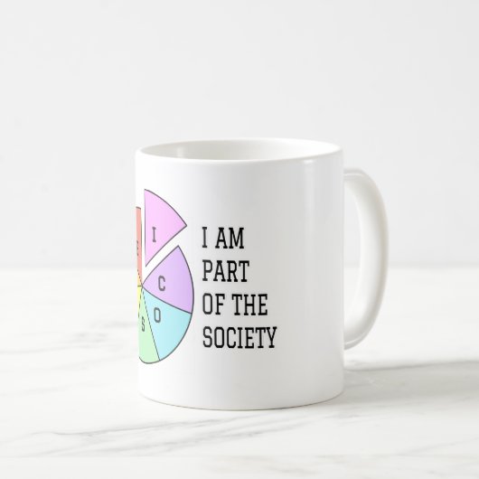 Ich bin Teil der Gesellschaft Kaffeetasse (VorderseiteRechts)