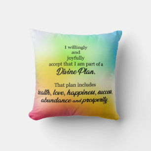 Ich bin Teil eines göttlichen Planschwirbelkissen Kissen