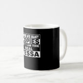 Ich bin Tessa Funny Personalisiertes Geschenk Kaffeetasse (VorderseiteRechts)