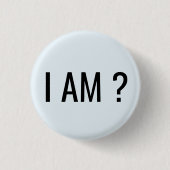 ICH BIN Text Button (Vorderseite)