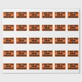 Ich bin The New Orange Geschenkpapier