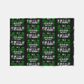 Ich bin Therapeutin  Fleecedecke (Vorderseite (Horizontal))