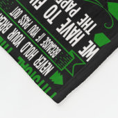 Ich bin Therapeutin  Fleecedecke (Ecke)