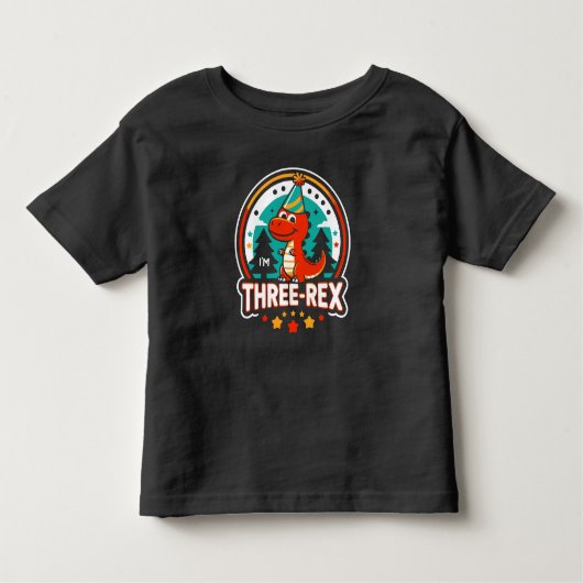 Ich bin Three Rex Niedlich Dinosaurier für das 3. Kleinkind T-shirt (Vorderseite)