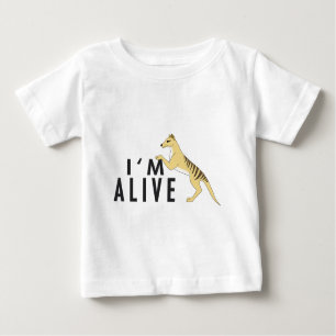 Ich bin - Thylacine lebendig Baby T-shirt