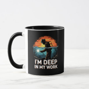 Ich bin tief in meinem Arbeitsmeer Welder Job Suns Tasse