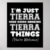 Ich bin Tierra hier und mache Phantastische Tierra Poster (Vorne)