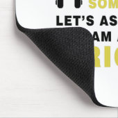 Ich bin Toningenieur Mousepad (Ecke)