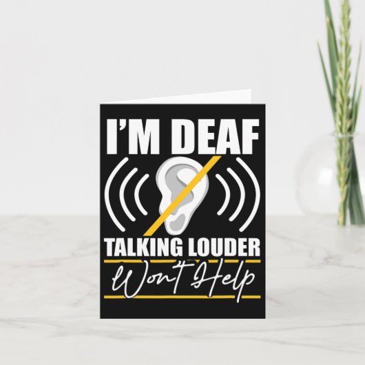 Ich bin tot. Das Gespräch mit Louder wird nicht he Karte (Vorderseite)