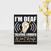 Ich bin tot. Das Gespräch mit Louder wird nicht he Karte (Gelbe Blume)