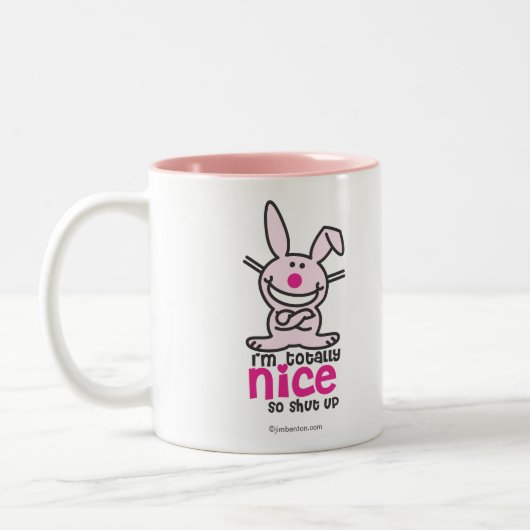 Ich bin total Nizza Zweifarbige Tasse (Links)