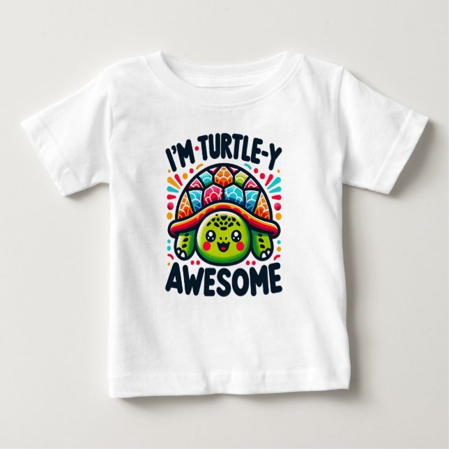 Ich bin total phantastisch baby t-shirt (Vorderseite)