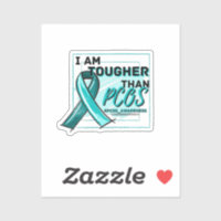 ICH BIN TOUGHER ALS PCOS PCOS AWARENESS Aquamarin 