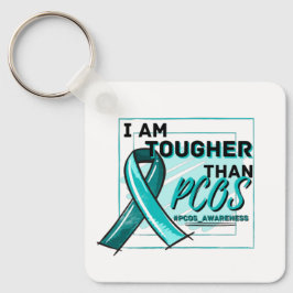 ICH BIN TOUGHER ALS PCOS - PCOS AWARENESS SCHLÜSSELANHÄNGER