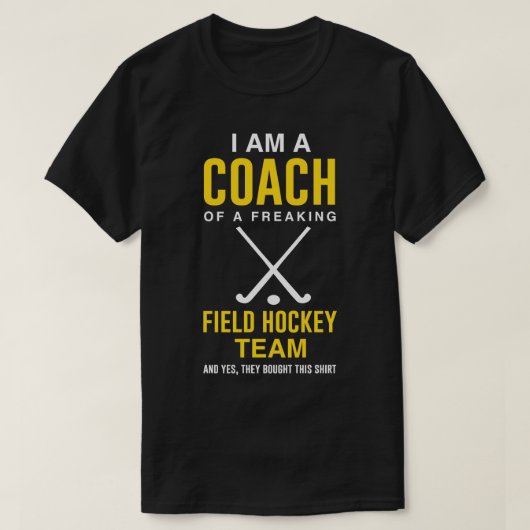 Ich bin Trainer eines Eishockeyteams T-Shirt (Design vorne)