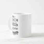 Ich bin Trainer eines Phantastischen Badminton-Tea Kaffeetasse (Vorderseite Links)