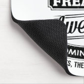 Ich bin Trainer eines Phantastischen Badminton-Tea Mousepad (Ecke)