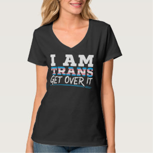 Ich bin Trans, die sich über den Regenbogen-Pride- T-Shirt