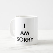 ICH BIN TRAURIG KAFFEETASSE (Vorderseite Links)