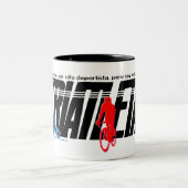Ich bin Triathlet Zweifarbige Tasse (Mittel)