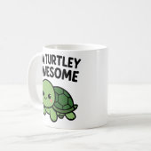 Ich bin Turtle-y Großartig Süße Schildkröte Pun Gr Kaffeetasse (Vorderseite Links)