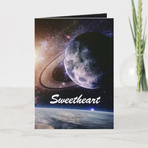 ICH BIN ÜBER DER MOONVALENTINE-Karte Feiertagskarte