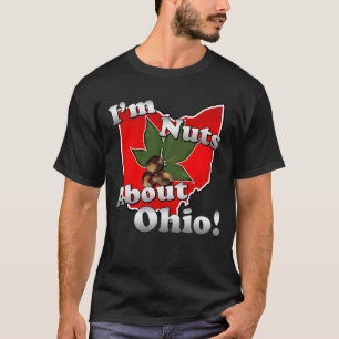 Ich bin über Ohio, lustige rote Rosskastanien-Nuss T-Shirt