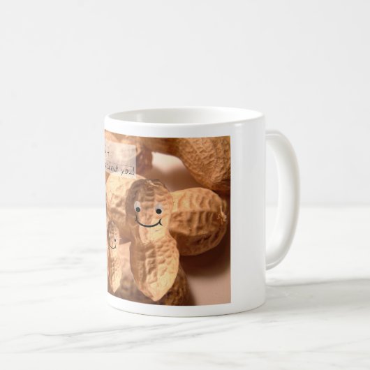 Ich bin über Sie Nuts Kaffeetasse (VorderseiteRechts)