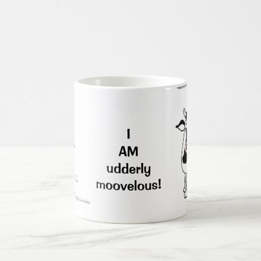 ICH BIN udderly moovelous! Kaffeetasse (Mittel)
