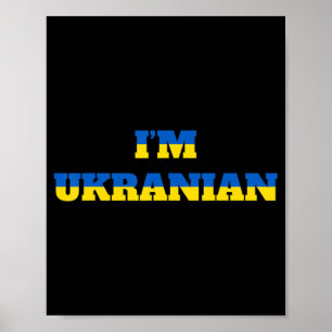 Ich bin Ukrainerin Zelensky Ukraine Patriotic Prou Poster