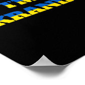 Ich bin Ukrainerin Zelensky Ukraine Patriotic Prou Poster (Ecke)