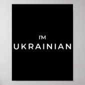 Ich bin ukrainischer Zelenskyy-Stand bei der Ukrai Poster (Vorne)