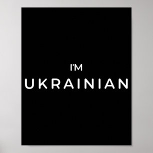 Ich bin ukrainischer Zelenskyy-Stand bei der Ukrai Poster