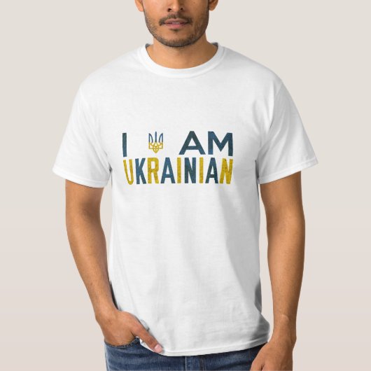 Ich bin ukrainisches Shirt (Vorderseite)