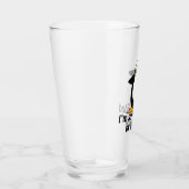 Ich bin umgeben von Idioten Funny Pinguin Glas (Rechts)