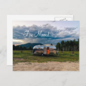 Ich bin umgezogen.. ankündigungspostkarte (Vorne/Hinten)