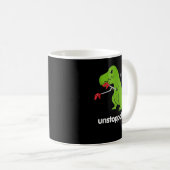 Ich bin unaufhaltsam T Rex Dinosaurier Dino Cool N Kaffeetasse (VorderseiteRechts)