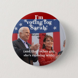 Ich bin und wähle für, Sarah! , (und dieses ot Button