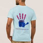 Ich bin.. und zurück Bisexuelles Logo T-Shirt (Rückseite)