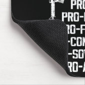 Ich bin unentschuldbar pro Gott, pro Leben und pro Mousepad (Ecke)