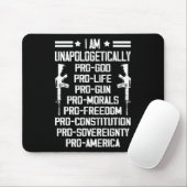 Ich bin unentschuldbar pro Gott, pro Leben und pro Mousepad (Mit Mouse)