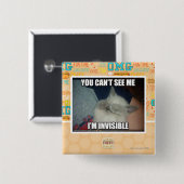 Ich bin unsichtbar button (Vorne & Hinten)