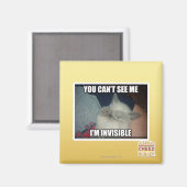Ich bin unsichtbar magnet (Vorderseite/Rückseite)
