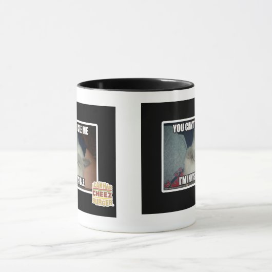 Ich bin unsichtbar tasse (Zentrum)