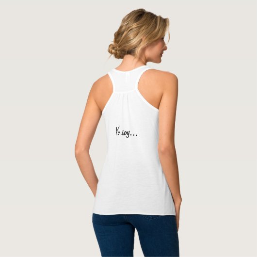 Ich bin unzerbrechlich (Spanisch) Tank Top (Rückseite Vollansicht)